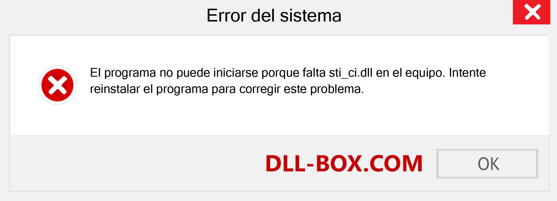 ¿Falta el archivo sti_ci.dll ?. Descargar para Windows 7, 8, 10 - Corregir sti_ci dll Missing Error en Windows, fotos, imágenes